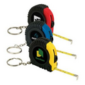 Mini Tape Measure Key Ring